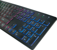 LogiLink ID0138 Billentyűzet DE - Fekete