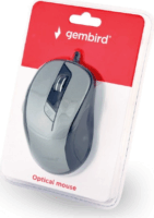 Gembird MUS-6B-01-BG Egér - Fekete/Szürke