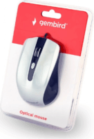 Gembird MUS-4B-01-BS Egér - Fekete/Ezüst