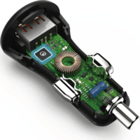 Hama Autós USB töltő Qualcomm 3.0 19.5W Fekete