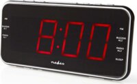 Nedis CLAR004BK Rádiós Ébresztőóra - Fekete