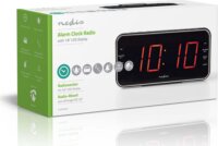 Nedis CLAR004BK Rádiós Ébresztőóra - Fekete