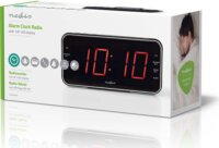 Nedis CLAR004BK Rádiós Ébresztőóra - Fekete