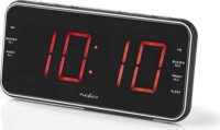 Nedis CLAR004BK Rádiós Ébresztőóra - Fekete