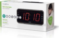 Nedis CLAR004BK Rádiós Ébresztőóra - Fekete