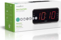 Nedis CLAR004BK Rádiós Ébresztőóra - Fekete