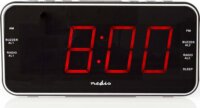 Nedis CLAR004BK Rádiós Ébresztőóra - Fekete
