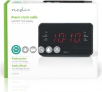 Nedis CLAR002BK Rádiós Ébresztőóra - Fekete