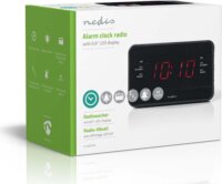 Nedis CLAR002BK Rádiós Ébresztőóra - Fekete