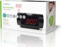Nedis CLAR005BK Rádiós ébresztőóra - Fekete
