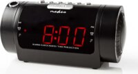 Nedis CLAR005BK Rádiós ébresztőóra - Fekete