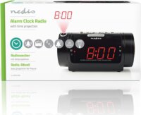 Nedis CLAR005BK Rádiós ébresztőóra - Fekete