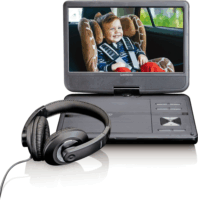 Lenco DVP-1010 Hordozható DVD Lejátszó - Fekete