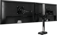 Arctic Z2 13"-27" LCD TV/Monitor duál asztali tartó kar + USB hub Matt fekete