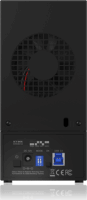 IcyBox IB-RD3621U3 2x 3.5" USB 3.0 Külső HDD ház - Fekete
