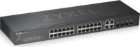 Zyxel GS192024HPV2-EU0101F Smart Gigabit Switch Fekete + STANDALONE VAGY NEBULAFLEX