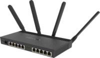 MikroTik RB4011IGS+5HACQ2HND-IN 10 x Gigabit Router Fekete