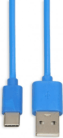 iBox IKUMTCB USB-A - USB-C (apa - apa) kábel 1m - Kék