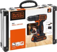 Black & Decker BDCDC18BAFC Akkumulátoros fúró-csavarozó (2x Akkuval és töltővel)