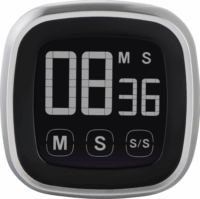 Xavax Touch Digitális konyhai időzítő - Fekete/ezüst