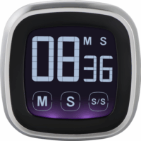 Xavax Touch Digitális konyhai időzítő - Fekete/ezüst