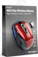 Kensington Pro Fit Mid Size vezeték nélküli egér, rubinpiros
