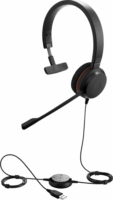 Jabra Evolve 20 MS Mono USB Headset - Fekete