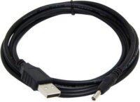 Gembird USB - DC Jack töltőkábel 1.8m - Fekete