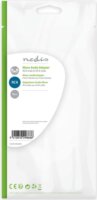 Nedis RCA - RCA Monó audió adapter (RCA apa - RCA apa) Fekete - 10 db
