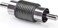 Nedis RCA - RCA Monó audió adapter (RCA apa - RCA apa) Fekete - 10 db