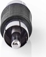 Nedis RCA - RCA Monó audió adapter (RCA apa - RCA apa) Fekete - 10 db