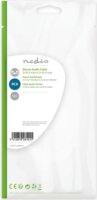 Nedis RCA - RCA Sztereó audiokábel 1m (2xRCA apa - 2xRCA apa) Fekete