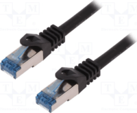 LogiLink S/FTP CAT7 Patch kábel 7.5m Fekete