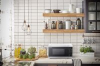 Sharp YC-MG02ES Mikrohullámú sütő - Inox