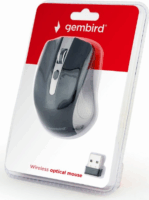 Gembird MUSW-4B-04-GB Wireless Egér - Szürke-Fekete