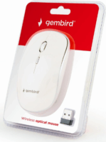 Gembird MUSW-4B-01-W Wireless Egér - Fehér