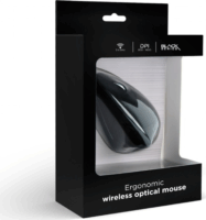 Gembird MUSW-ERGO-01 Wireless Egér - Fekete