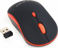 Gembird MUSW-4B-03-R Wireless Egér - Fekete - Piros