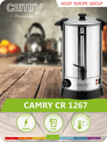 Camry CR1267 8.8L Forró ital készítő Szamovár - Inox