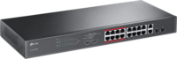 TP-LINK TL-SL1218MP Gigabit Switch Fekete