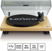 Lenco L-30 WD Lemezjátszó - Barna