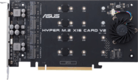 Asus HYPER M.2 X16 V2 4x M.2 PCIe SSD beépítő PCIe kártya