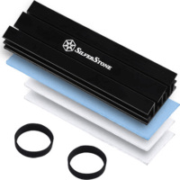 Silverstone SST-TP02-M2 SSD hűtőborda - Fekete