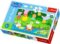 Trefl: Peppa malac Szórakozás nyáron - 60 darabos puzzle