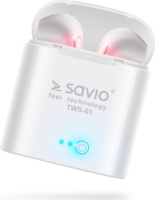 Savio TWS-01 Bluetooth Fülhallgató - Fehér