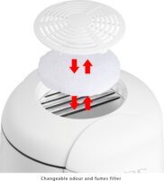 Clatronic FFR 2916 Fondue-Fritteuse Olajsütő 1L - Fehér