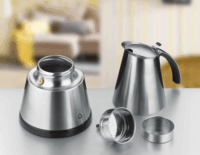 Rommelsbacher EKO 366/E Elektromos kotyogós kávéfőző - Inox