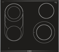 Bosch PKM675DP1D Serie 8 Üvegkerámia Főzőlap - Fekete