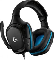 Logitech G432 7.1 Surround Gaming Headset Fekete/Kék