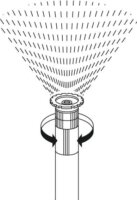 Gardena 1566-20 Pop-up sprinkler S 80/300